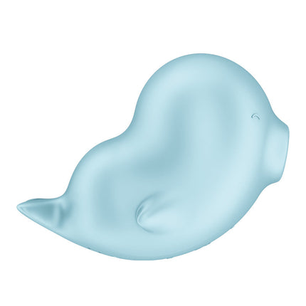 Satisfyer - Sassy Seal - Luchtdruk Vibrator - Lichtblauw-Erotiekvoordeel.nl