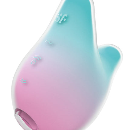 Satisfyer - Mermaid Vibes - Vibrerende Luchtdruk Vibrator - Mint/Roze-Erotiekvoordeel.nl