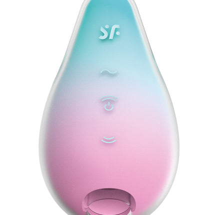 Satisfyer - Mermaid Vibes - Vibrerende Luchtdruk Vibrator - Mint/Roze-Erotiekvoordeel.nl