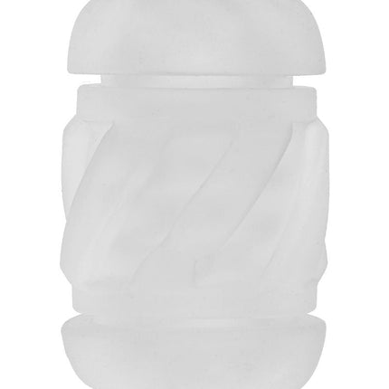 Leten - Funda para masturbador SM500 Super Thrusting con soporte para teléfono - Transparente