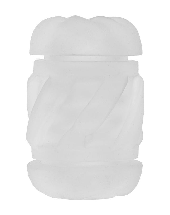 Leten - Funda para masturbador SM500 Super Thrusting con soporte para teléfono - Transparente