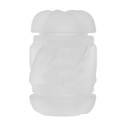 Leten - Funda para masturbador SM500 Super Thrusting con soporte para teléfono - Transparente