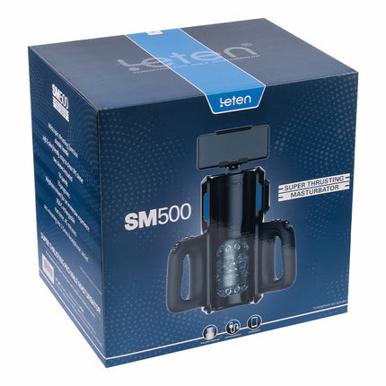 Leten - SM 500 - Super Thrusting Masturbator met telefoonhouder-Erotiekvoordeel.nl