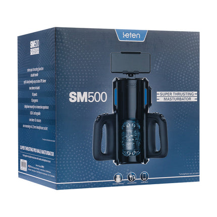 Leten - SM 500 - Super Thrusting Masturbator met telefoonhouder-Erotiekvoordeel.nl