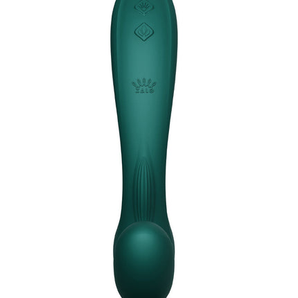 Zalo - Talis - G-Spot Pulsewave Vibrator met Zuigfunctie en Verwarmfunctie - Smaragd Groen-Erotiekvoordeel.nl