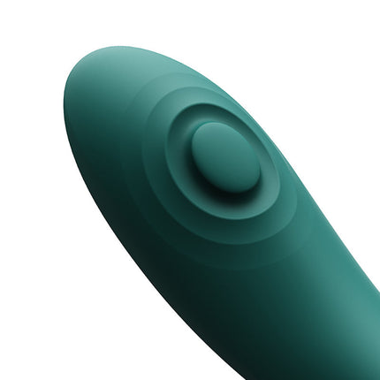 Zalo - Talis - G-Spot Pulsewave Vibrator met Zuigfunctie en Verwarmfunctie - Smaragd Groen-Erotiekvoordeel.nl