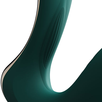 Zalo - Talis - G-Spot Pulsewave Vibrator met Zuigfunctie en Verwarmfunctie - Smaragd Groen-Erotiekvoordeel.nl