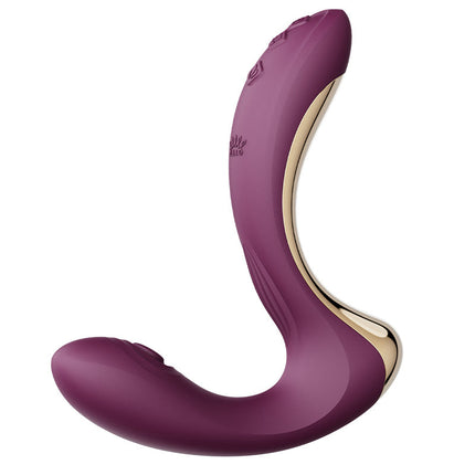 Zalo - Talis - G-Spot Pulsewave Vibrator met Zuigfunctie en Verwarmfunctie - Amethyst Paars-Erotiekvoordeel.nl