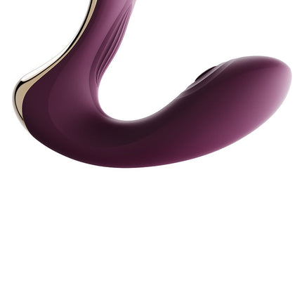 Zalo - Talis - G-Spot Pulsewave Vibrator met Zuigfunctie en Verwarmfunctie - Amethyst Paars-Erotiekvoordeel.nl