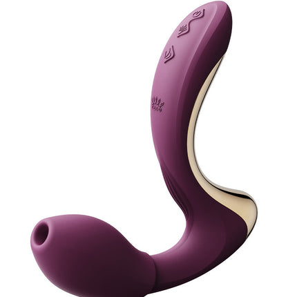 Zalo - Talis - G-Spot Pulsewave Vibrator met Zuigfunctie en Verwarmfunctie - Amethyst Paars-Erotiekvoordeel.nl