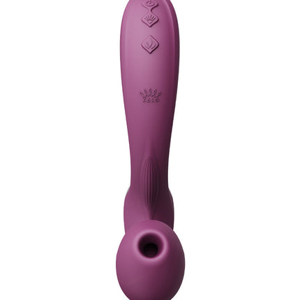 Zalo - Talis - G-Spot Pulsewave Vibrator met Zuigfunctie en Verwarmfunctie - Amethyst Paars-Erotiekvoordeel.nl