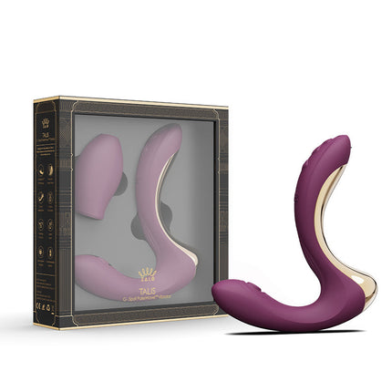 Zalo - Talis - G-Spot Pulsewave Vibrator met Zuigfunctie en Verwarmfunctie - Amethyst Paars-Erotiekvoordeel.nl