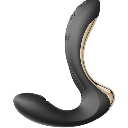 Zalo - Talis - G-Spot Pulsewave Vibrator met Zuigfunctie en Verwarmfunctie - Zwart-Erotiekvoordeel.nl