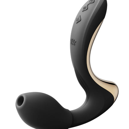 Zalo - Talis - G-Spot Pulsewave Vibrator met Zuigfunctie en Verwarmfunctie - Zwart-Erotiekvoordeel.nl