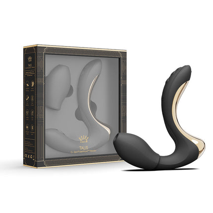 Zalo - Talis - G-Spot Pulsewave Vibrator met Zuigfunctie en Verwarmfunctie - Zwart-Erotiekvoordeel.nl