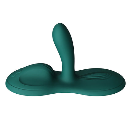 Zalo - Flora - Vibrator-kussen - Hands-free Vibrator - Met Warmtefunctie - Smaragd Groen-Erotiekvoordeel.nl