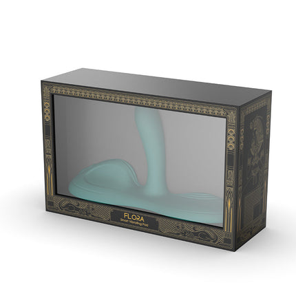 Zalo - Flora - Vibrator-kussen - Hands-free Vibrator - Met Warmtefunctie - Smaragd Groen-Erotiekvoordeel.nl