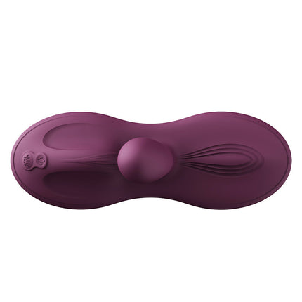 Zalo - Flora - Vibrator-kussen - Hands-free Vibrator - Met Warmtefunctie - Amethyst Paars-Erotiekvoordeel.nl