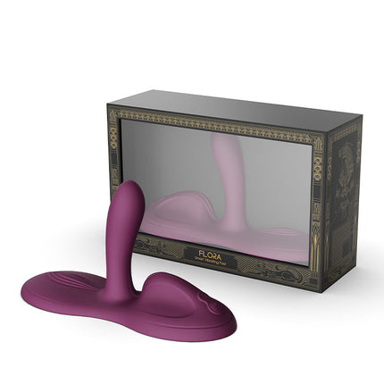 Zalo - Flora - Vibrator-kussen - Hands-free Vibrator - Met Warmtefunctie - Amethyst Paars-Erotiekvoordeel.nl