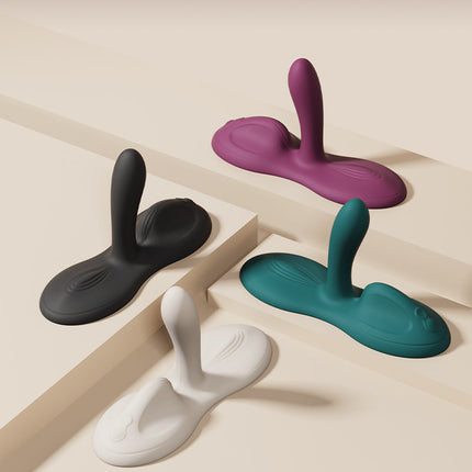 Zalo - Flora - Vibrator-kussen - Hands-free Vibrator - Met Warmtefunctie - Zwart-Erotiekvoordeel.nl
