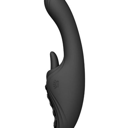 ZALO - Ares - Likkende G-Spot Rabbit Vibrator - Verwarmend - App Control - Obsidian Zwart-Erotiekvoordeel.nl