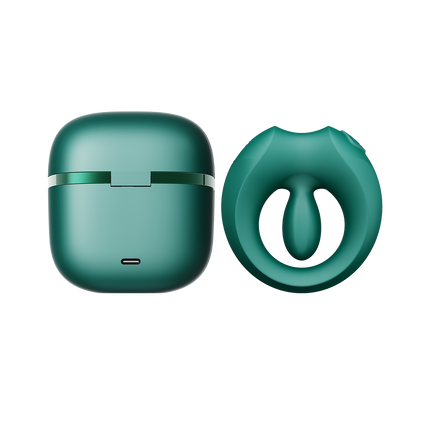 ZALO - Apis - Vibrierender Couple Ring - App-Steuerung - Smaragdgrün