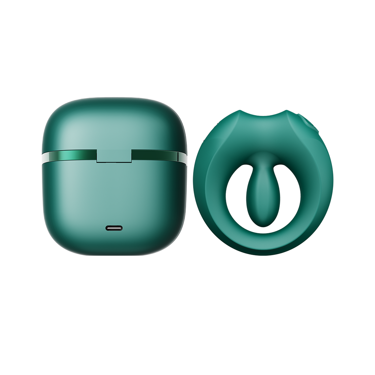ZALO - Apis - Anillo vibrador para parejas - App Control - Verde esmeralda