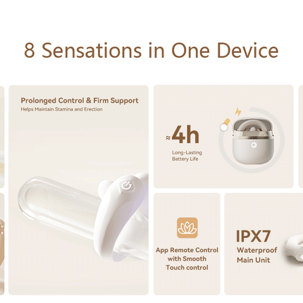 ZALO - Apis - Anillo vibrador para parejas - App Control - Negro