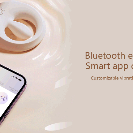 ZALO - Apis - Anneau pénien Vibrant pour couples - Contrôle via application - Blanc ivoire