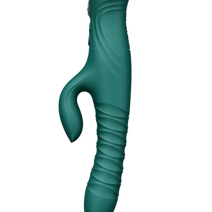 ZALO - Mose 2 - Vibromasseur Rabbit à va-et-vient – Vert émeraude