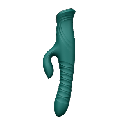 ZALO - Mose 2 - Vibromasseur Rabbit à va-et-vient – Vert émeraude