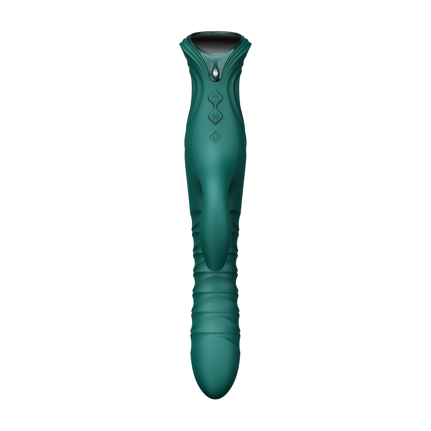 ZALO - Mose 2 - Vibrador con empuje Rabbit – Verde esmeralda