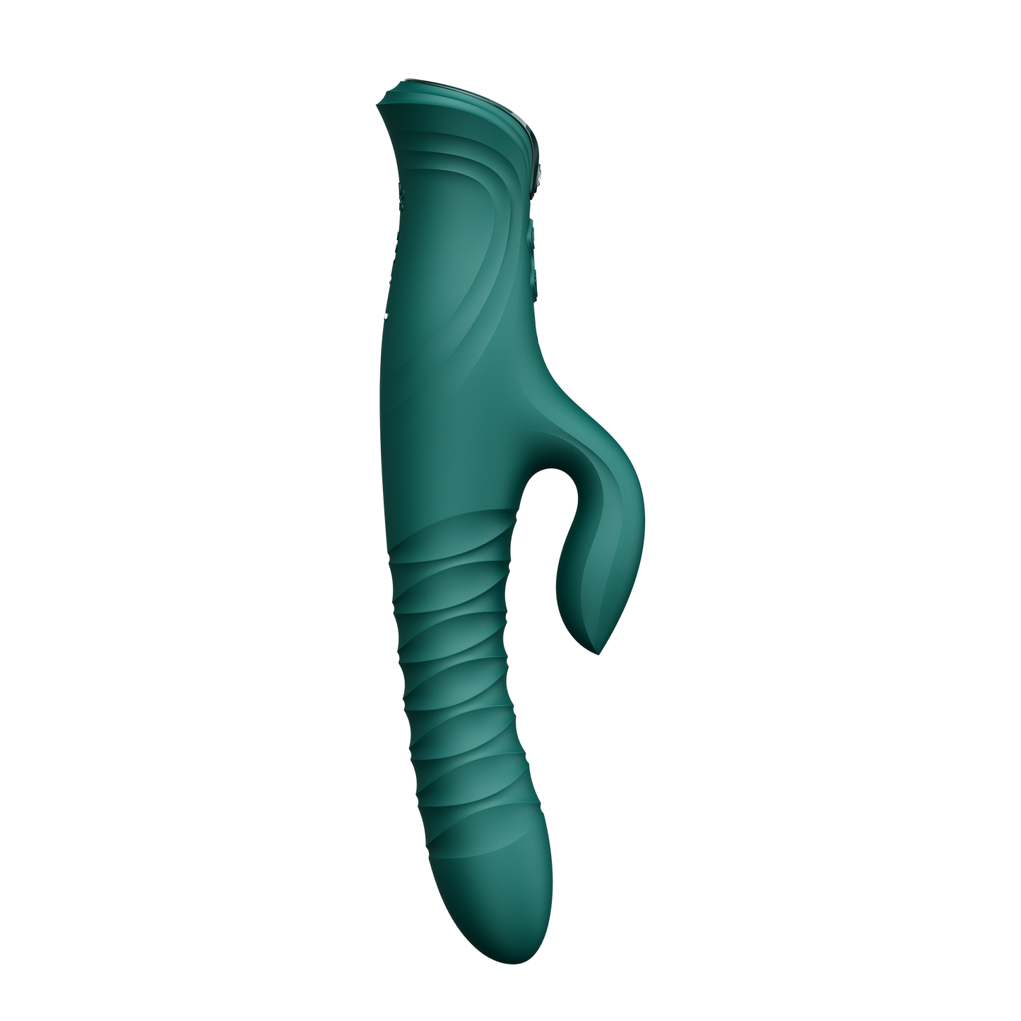 ZALO - Mose 2 - Vibrador con empuje Rabbit – Verde esmeralda