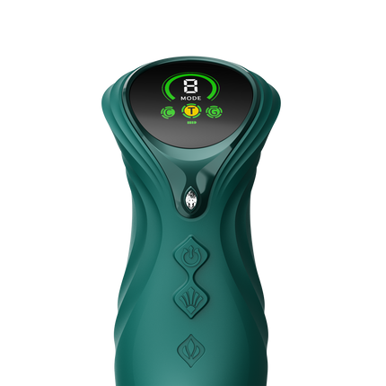 ZALO - Mose 2 - Vibromasseur Rabbit à va-et-vient – Vert émeraude