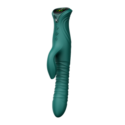 ZALO - Mose 2 - Vibromasseur Rabbit à va-et-vient – Vert émeraude