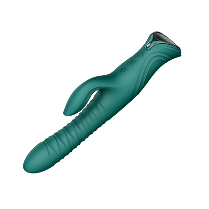 ZALO - Mose 2 - Vibromasseur Rabbit à va-et-vient – Vert émeraude