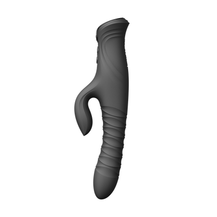 ZALO - Mose 2 - Vibrador con empuje Rabbit – Negro