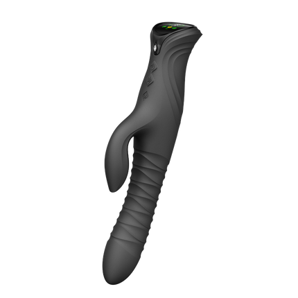 ZALO - Mose 2 - Vibrador con empuje Rabbit – Negro