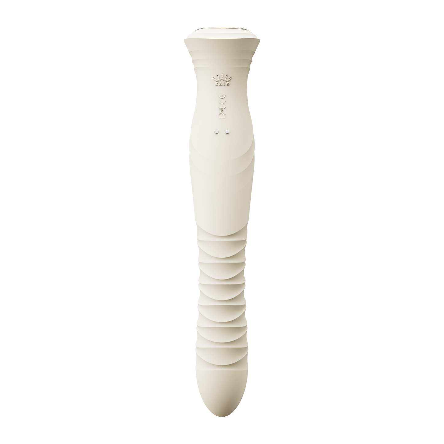 ZALO - Mose 2 - Vibrador con empuje Rabbit – Blanco marfil