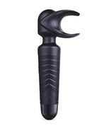 ManWan - Man.Wand EVO - Rechargeable Masturbator AND Wand Vibrator - Black Plum