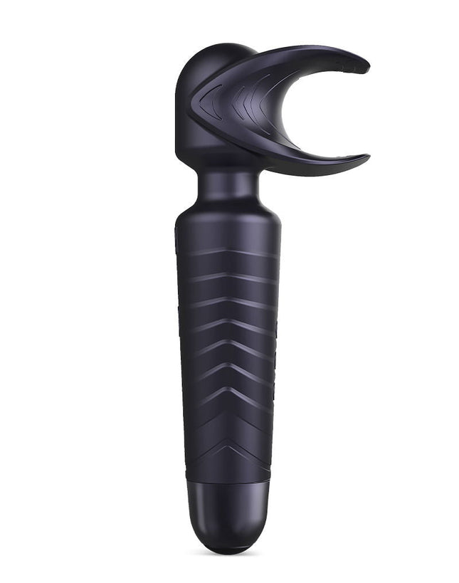 ManWan - Man.Wand EVO - Masturbateur et vibromasseur à baguette rechargeables - Black Plum