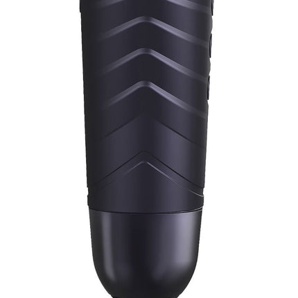 ManWan - Man.Wand EVO - Rechargeable Masturbator AND Wand Vibrator - Black Plum