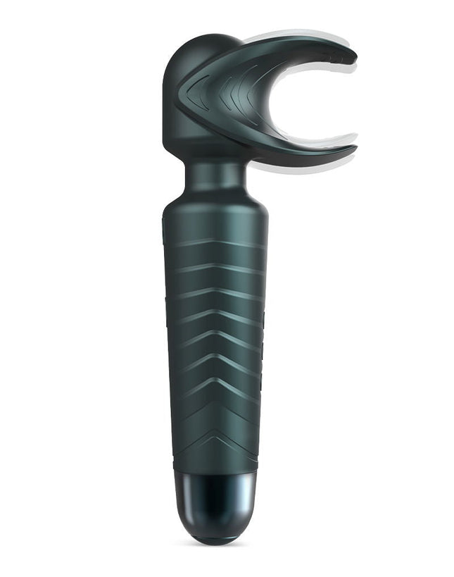 ManWan - Man.Wand EVO - Masturbateur rechargeable ET vibromasseur à baguette - Gris pin