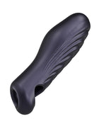 ManWan - Ryzer - Penis Extender and Soft Masturbation Sleeve - Black Plum 