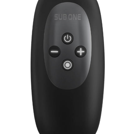 ManWan - Sub One - Vibrerende Masturbator met Tapping Feature - Infinity Black-Erotiekvoordeel.nl