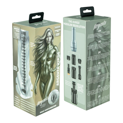 KIIROO - FeelArgenta Stroker Masturbator - Argenta-Erotiekvoordeel.nl