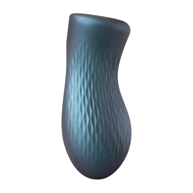 Dorcel - Sili-Cup - Dual Sensation Masturbator - Siliconen - Blauw Metallic-Rimbastore.com