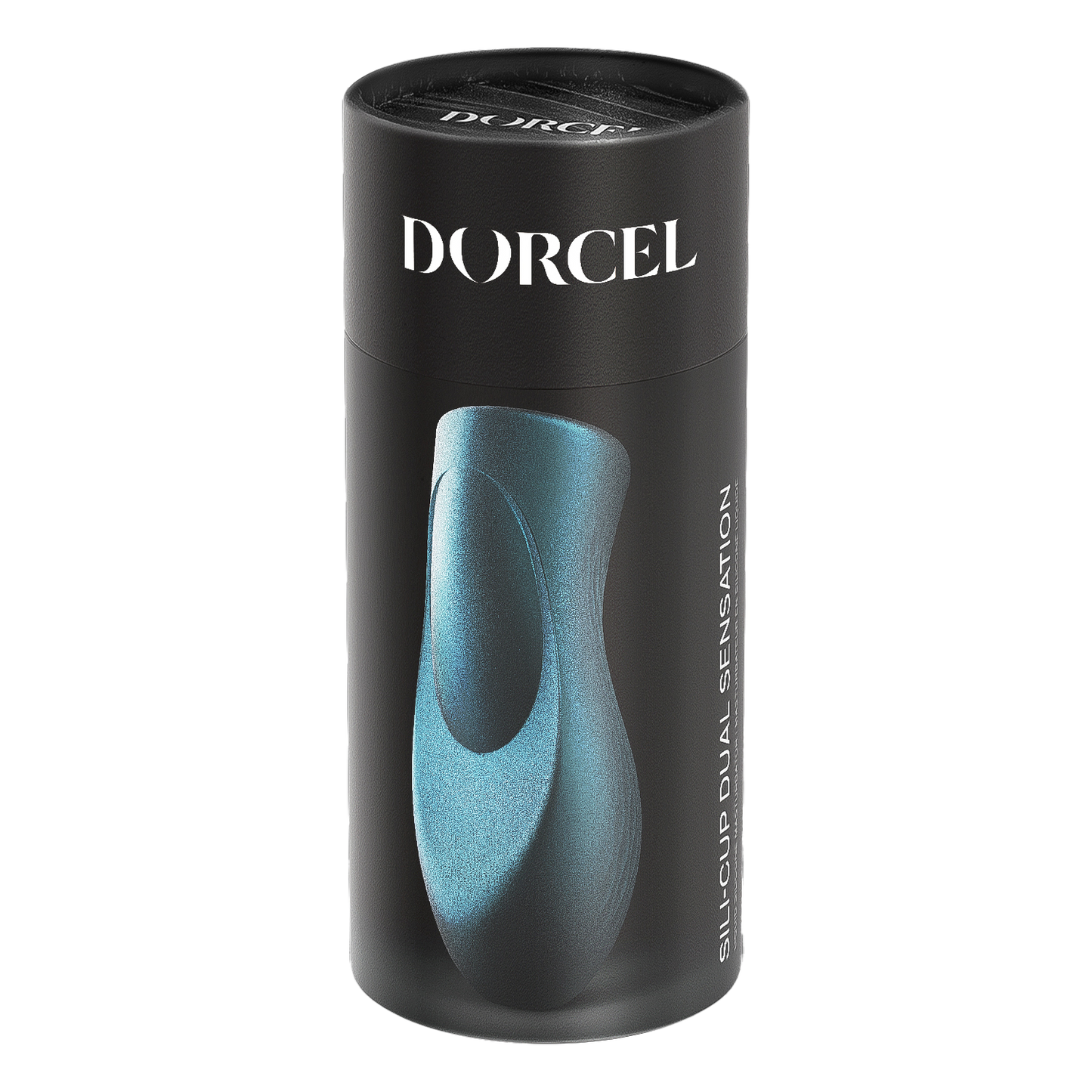 Dorcel - Sili-Cup - Dual Sensation Masturbator - Siliconen - Blauw Metallic-Erotiekvoordeel.nl