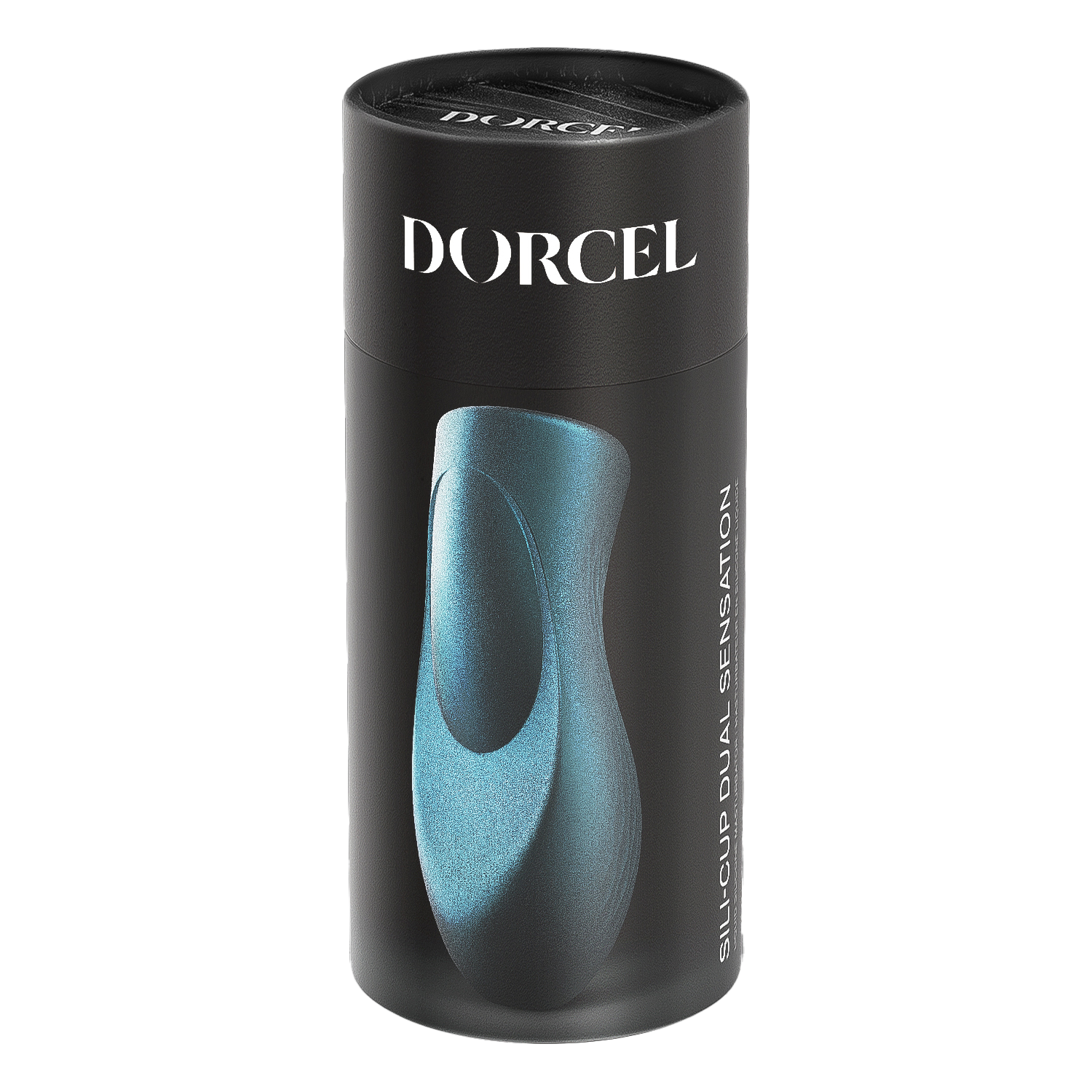 Dorcel - Sili-Cup - Dual Sensation Masturbator - Siliconen - Blauw Metallic-Erotiekvoordeel.nl