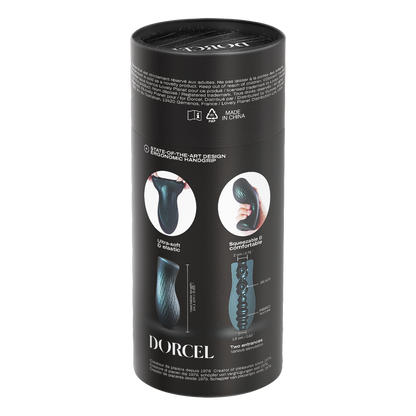 Dorcel - Sili-Cup - Dual Sensation Masturbator - Siliconen - Blauw Metallic-Erotiekvoordeel.nl